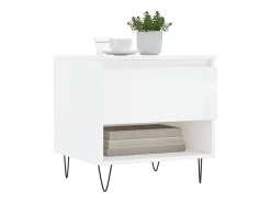 Conjunto de 2 Mesas de Centro | Mesa de apoio | Mesa de café 50x46x50cm deriv. madeira brilhante^ Mesa De Centro