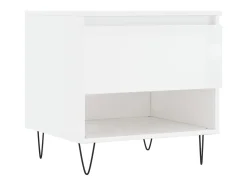 Conjunto de 2 Mesas de Centro | Mesa de apoio | Mesa de café 50x46x50cm deriv. madeira brilhante^ Mesa De Centro