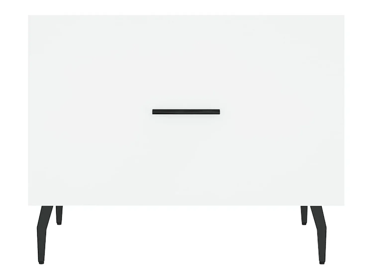 Mesa De Centro* Conjunto de 2 Mesas de Centro | Mesa de apoio | Mesa de café 50x50x40 cm madeira processada Branco