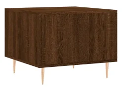 Conjunto de 2 Mesas de Centro | Mesa de apoio | Mesa de café 50x50x40 cm madeira proc. carvalho^ Mesa De Centro