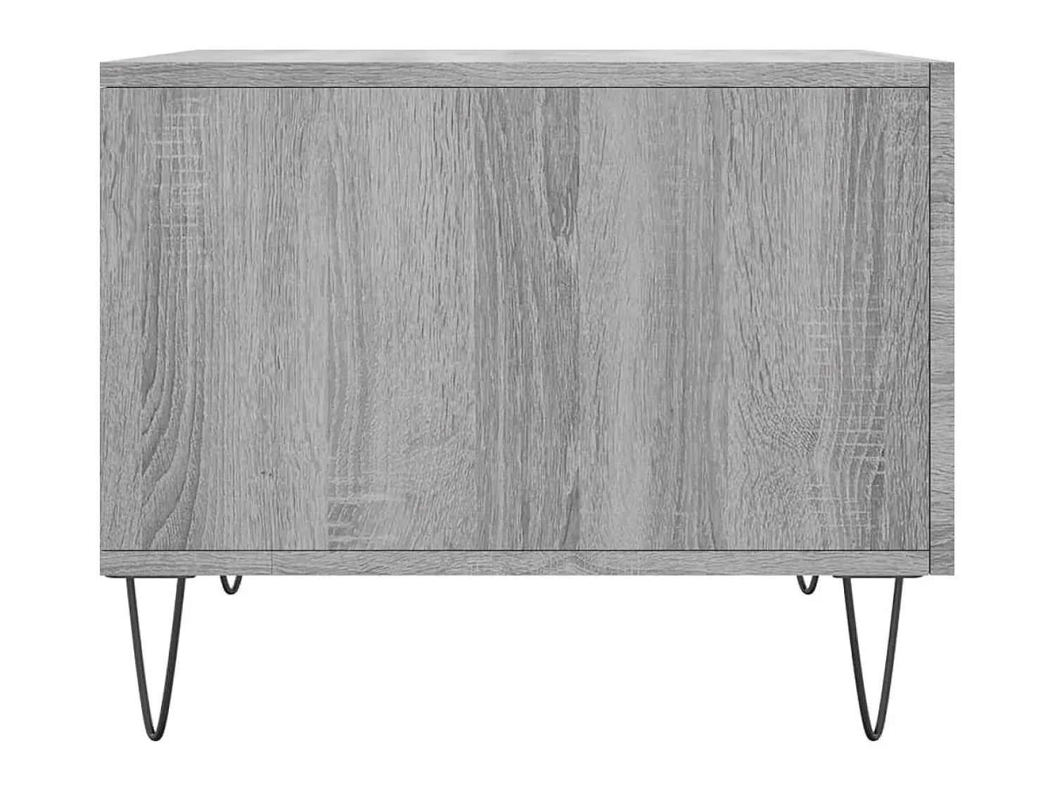 Mesa De Centro* Conjunto de 2 Mesas de Centro | Mesa de apoio | Mesa de café 50x50x40 cm madeira proc. sonoma cinza Cinzento