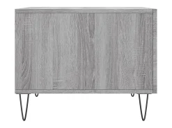 Mesa De Centro* Conjunto de 2 Mesas de Centro | Mesa de apoio | Mesa de café 50x50x40 cm madeira proc. sonoma cinza Cinzento