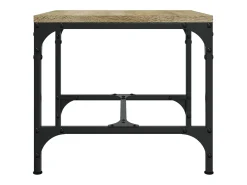 Mesa De Centro* Conjunto de 2 Mesas de Centro | Mesa de apoio | Mesa de café 40x40x35 cm deriv. madeira carvalho sonoma Castanho