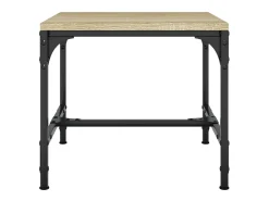 Mesa De Centro* Conjunto de 2 Mesas de Centro | Mesa de apoio | Mesa de café 40x40x35 cm deriv. madeira carvalho sonoma Castanho