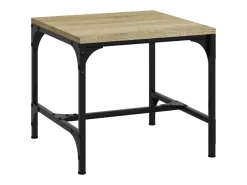 Mesa De Centro* Conjunto de 2 Mesas de Centro | Mesa de apoio | Mesa de café 40x40x35 cm deriv. madeira carvalho sonoma Castanho