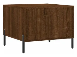 Conjunto de 2 Mesas de Centro | Mesa de apoio | Mesa de café 50x50x40 cm madeira proc. carvalho^ Mesa De Centro