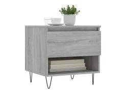 Online Conjunto de 2 Mesas de Centro | Mesa de apoio | Mesa de café 50x46x50cm deriv. madeira sonoma Cinzento