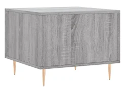 Mesa De Centro| Conjunto de 2 Mesas de Centro | Mesa de apoio | Mesa de café 50x50x40 cm madeira proc. sonoma cinza Cinzento