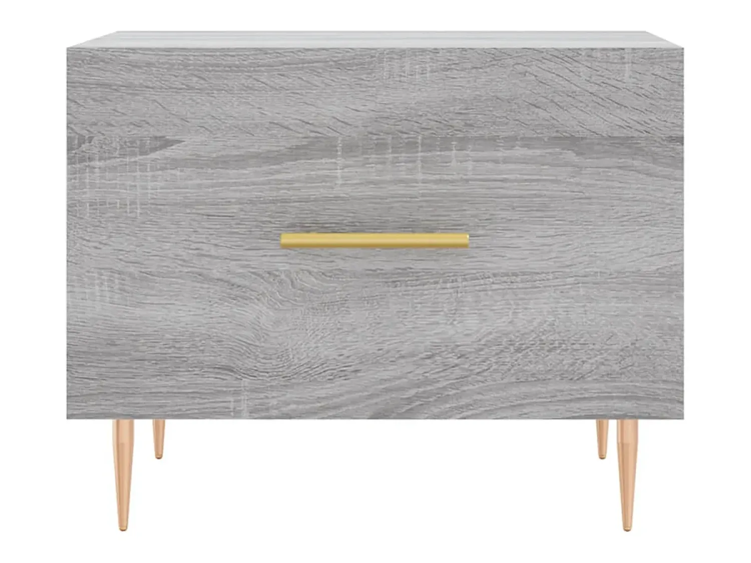 Mesa De Centro| Conjunto de 2 Mesas de Centro | Mesa de apoio | Mesa de café 50x50x40 cm madeira proc. sonoma cinza Cinzento