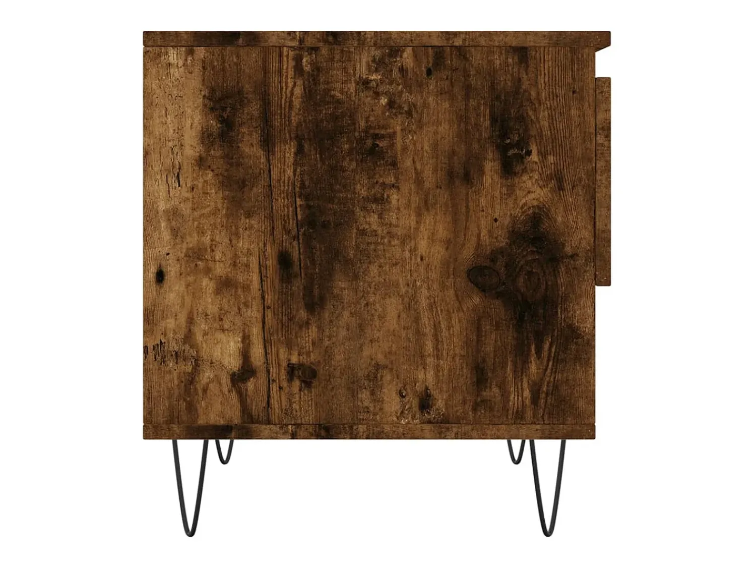 Mesa De Centro| Conjunto de 2 Mesas de Centro | Mesa de apoio | Mesa de café 50x46x50cm deriv. madeira carvalho fumado Castanho