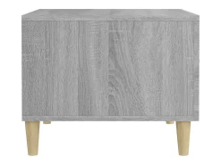 Conjunto de 2 Mesas de Centro | Mesa de apoio 50x50x40 cm madeira proc. sonoma cinza^ Mesa De Centro