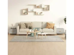 Conjunto de 2 Mesas de Centro | Mesa de apoio 50x50x40 cm madeira proc. sonoma cinza^ Mesa De Centro