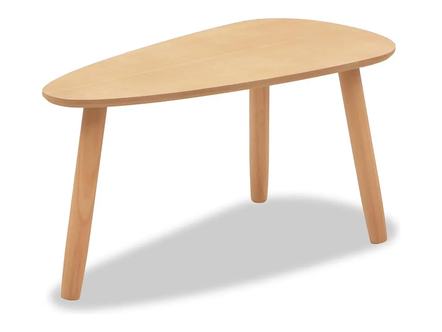 Discount Conjunto de 2 Mesas de Centro | Mesa de apoio pinho maciço Castanho