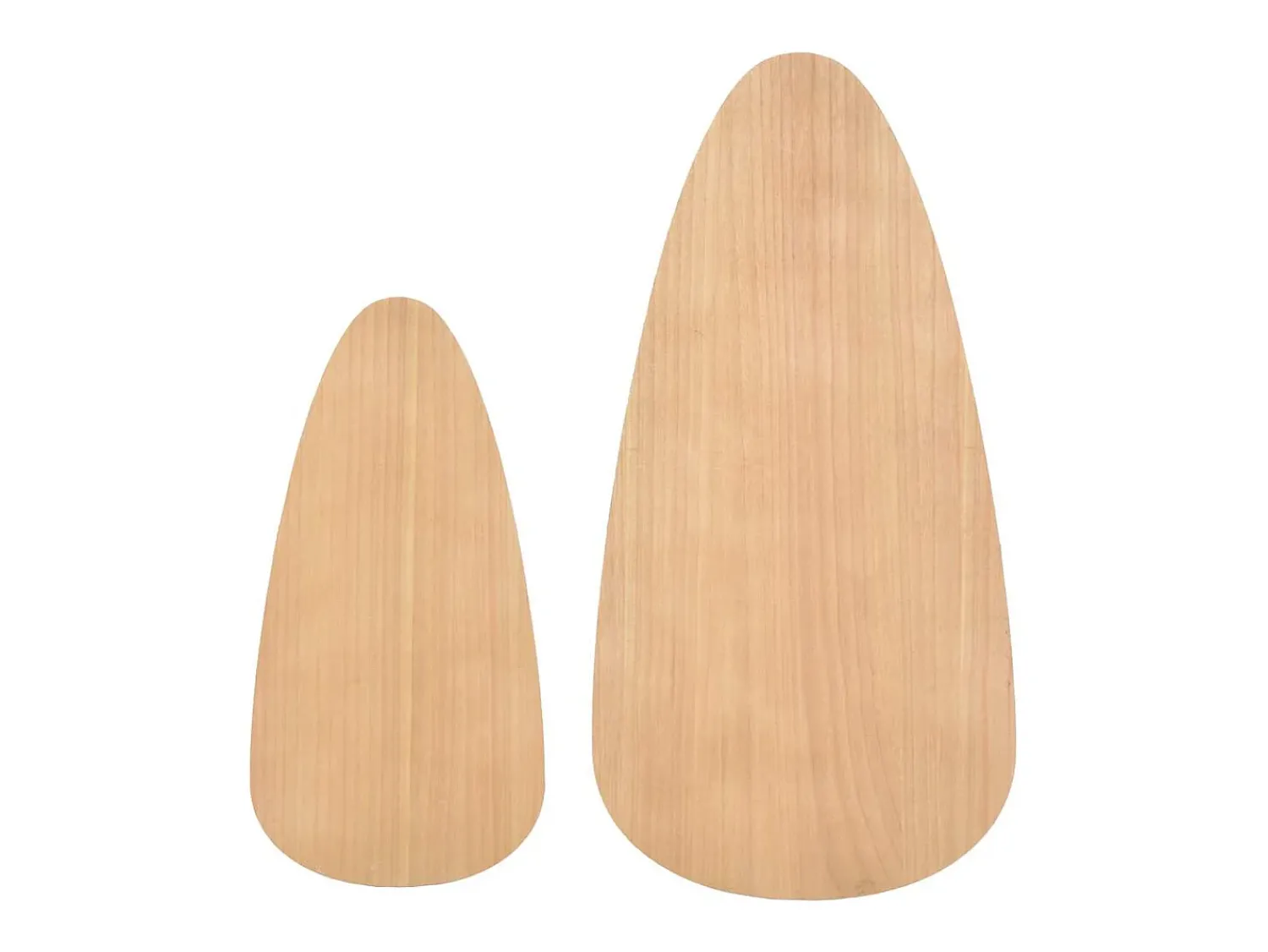 Discount Conjunto de 2 Mesas de Centro | Mesa de apoio pinho maciço Castanho