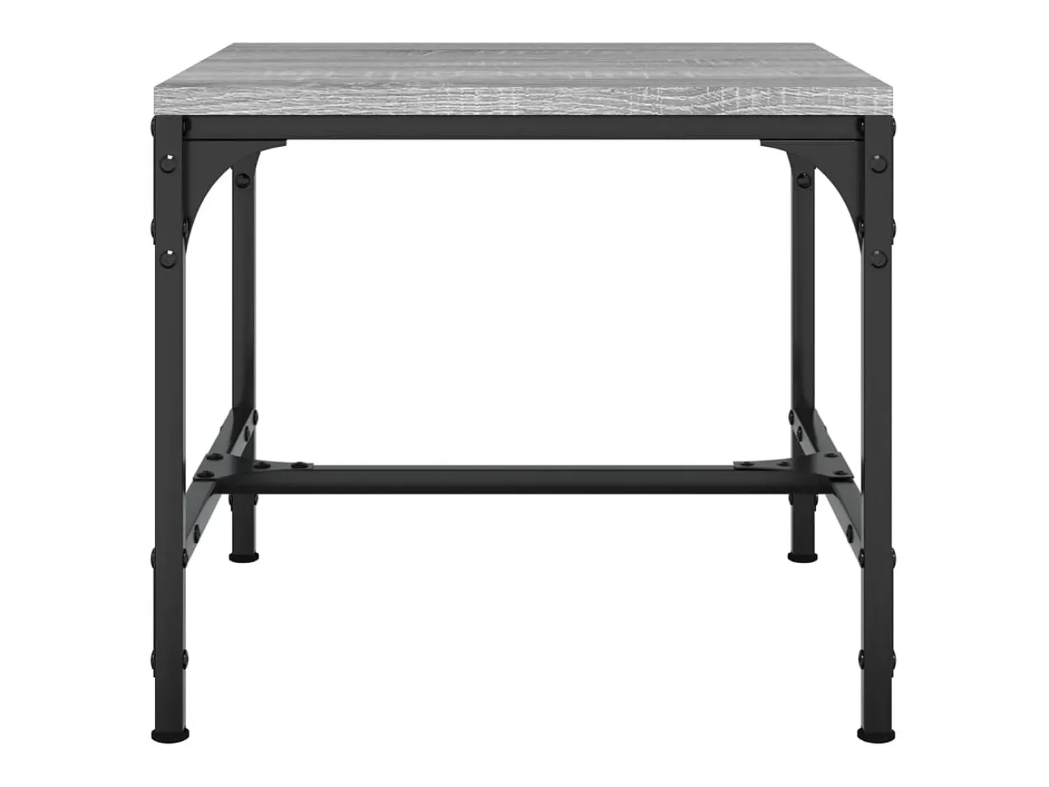 Mesa De Centro| Conjunto de 2 Mesas de Centro | Mesa de apoio | Mesa de café 40x40x35 cm deriv. madeira sonoma Cinzento