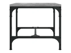 Mesa De Centro| Conjunto de 2 Mesas de Centro | Mesa de apoio | Mesa de café 40x40x35 cm deriv. madeira sonoma Cinzento