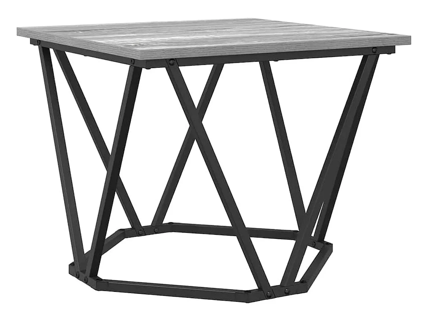 New Conjunto de 2 Mesas de Centro | Mesa de apoio | Mesa de café Sonoma Cinzento