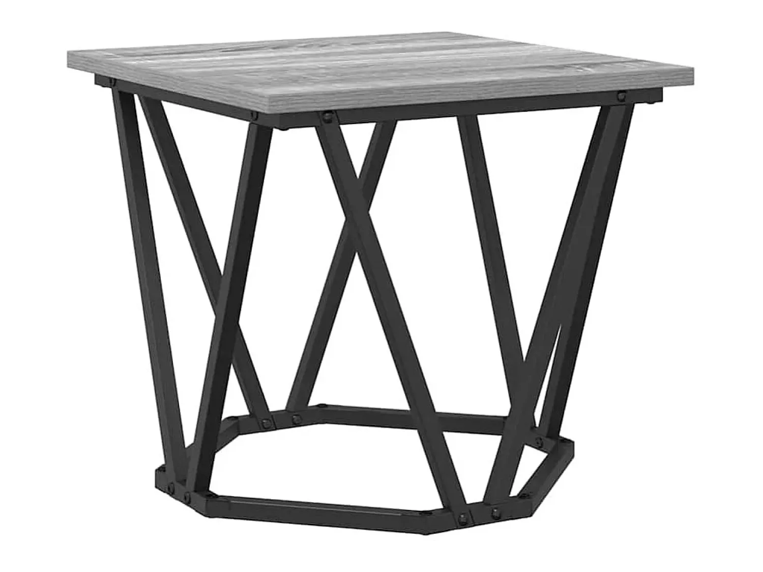 New Conjunto de 2 Mesas de Centro | Mesa de apoio | Mesa de café Sonoma Cinzento