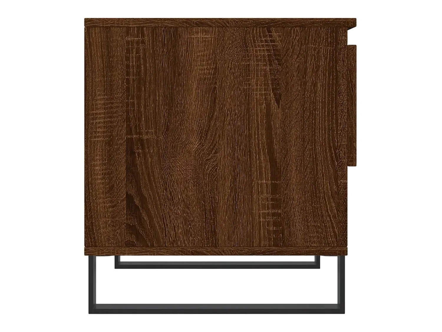 Mesa De Centro| Conjunto de 2 Mesas de Centro | Mesa de apoio | Mesa de café 50x46x50 cm deriv. madeira carvalho Castanho