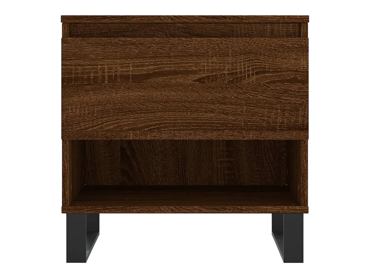 Mesa De Centro| Conjunto de 2 Mesas de Centro | Mesa de apoio | Mesa de café 50x46x50 cm deriv. madeira carvalho Castanho