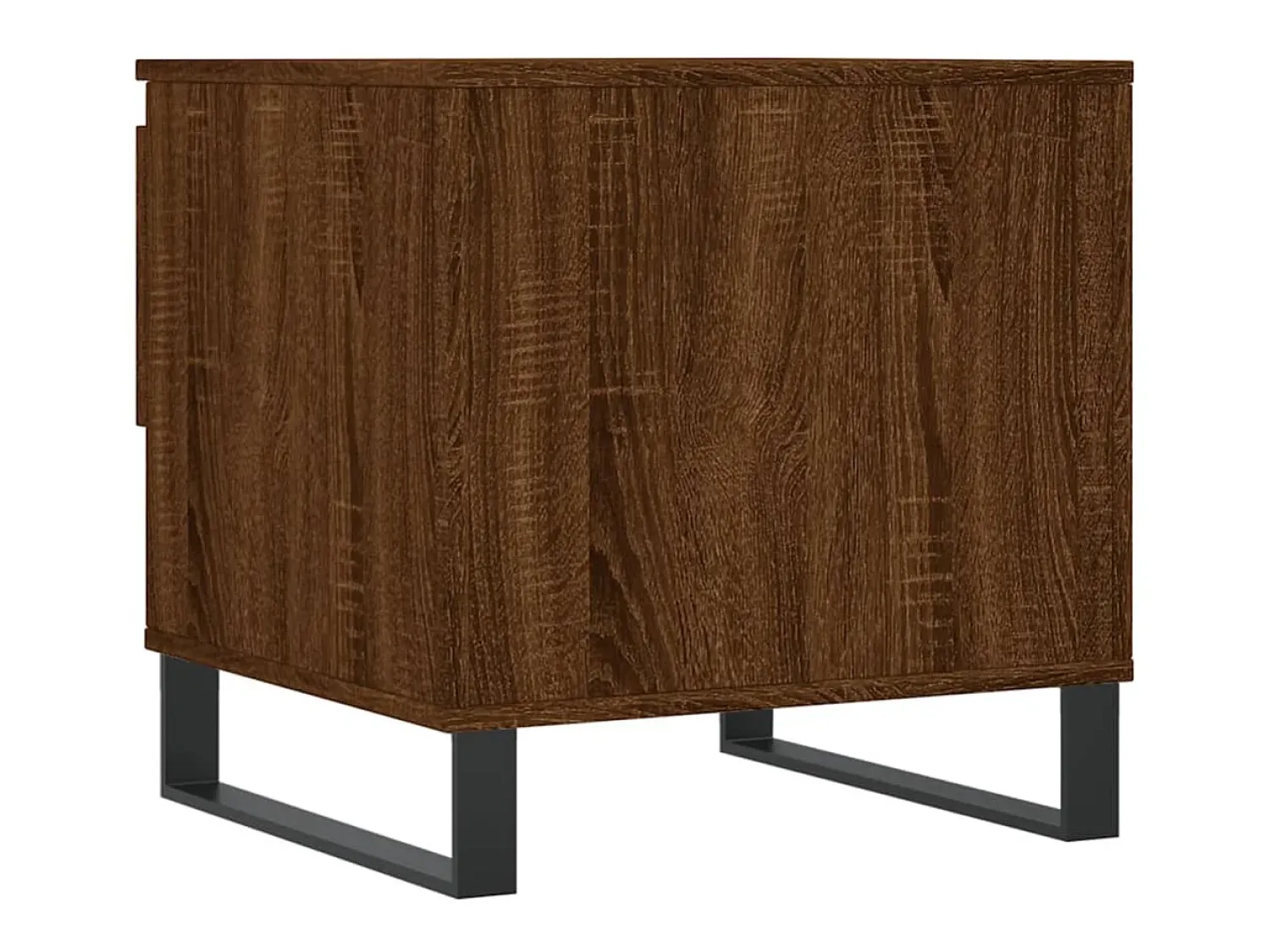 Mesa De Centro| Conjunto de 2 Mesas de Centro | Mesa de apoio | Mesa de café 50x46x50 cm deriv. madeira carvalho Castanho
