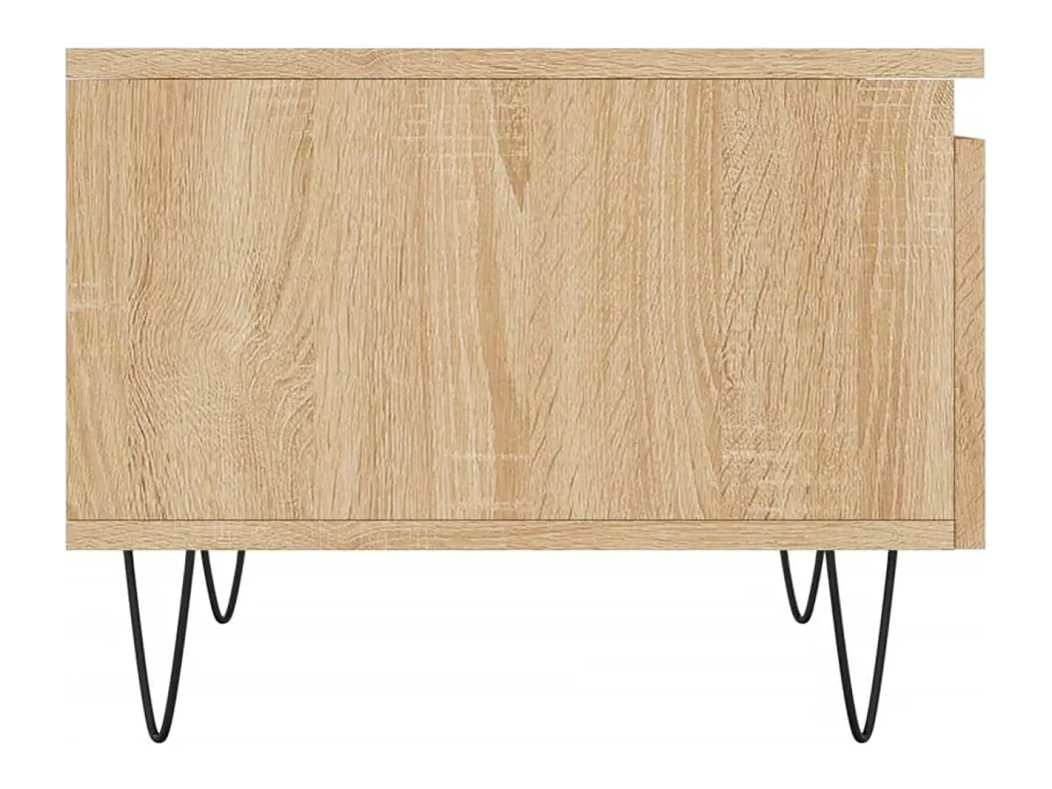 Conjunto de 2 Mesas de Centro | Mesa de apoio | Mesa de café 50x46x35cm deriv. madeira carvalho sonoma^ Mesa De Centro