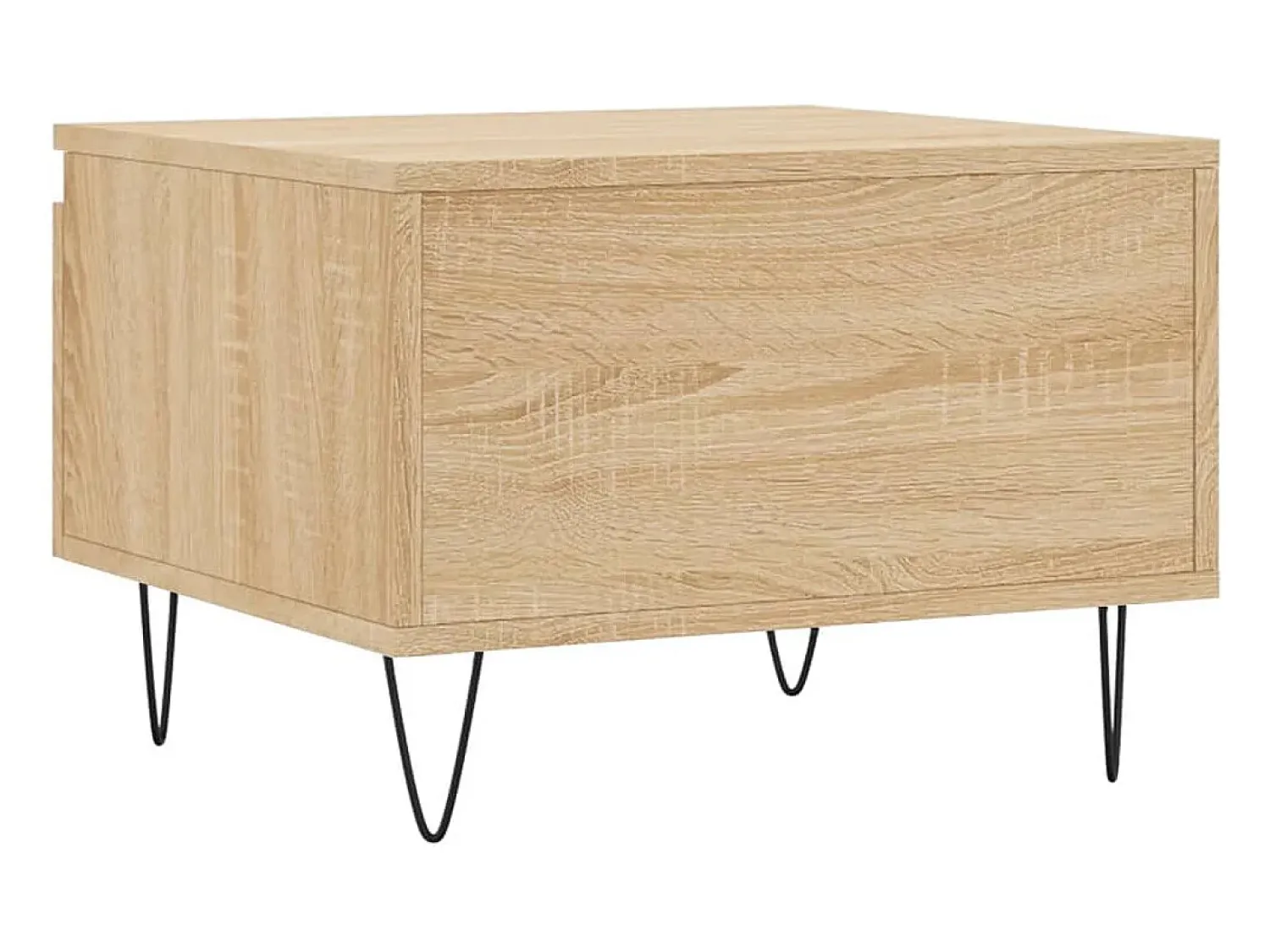 Conjunto de 2 Mesas de Centro | Mesa de apoio | Mesa de café 50x46x35cm deriv. madeira carvalho sonoma^ Mesa De Centro