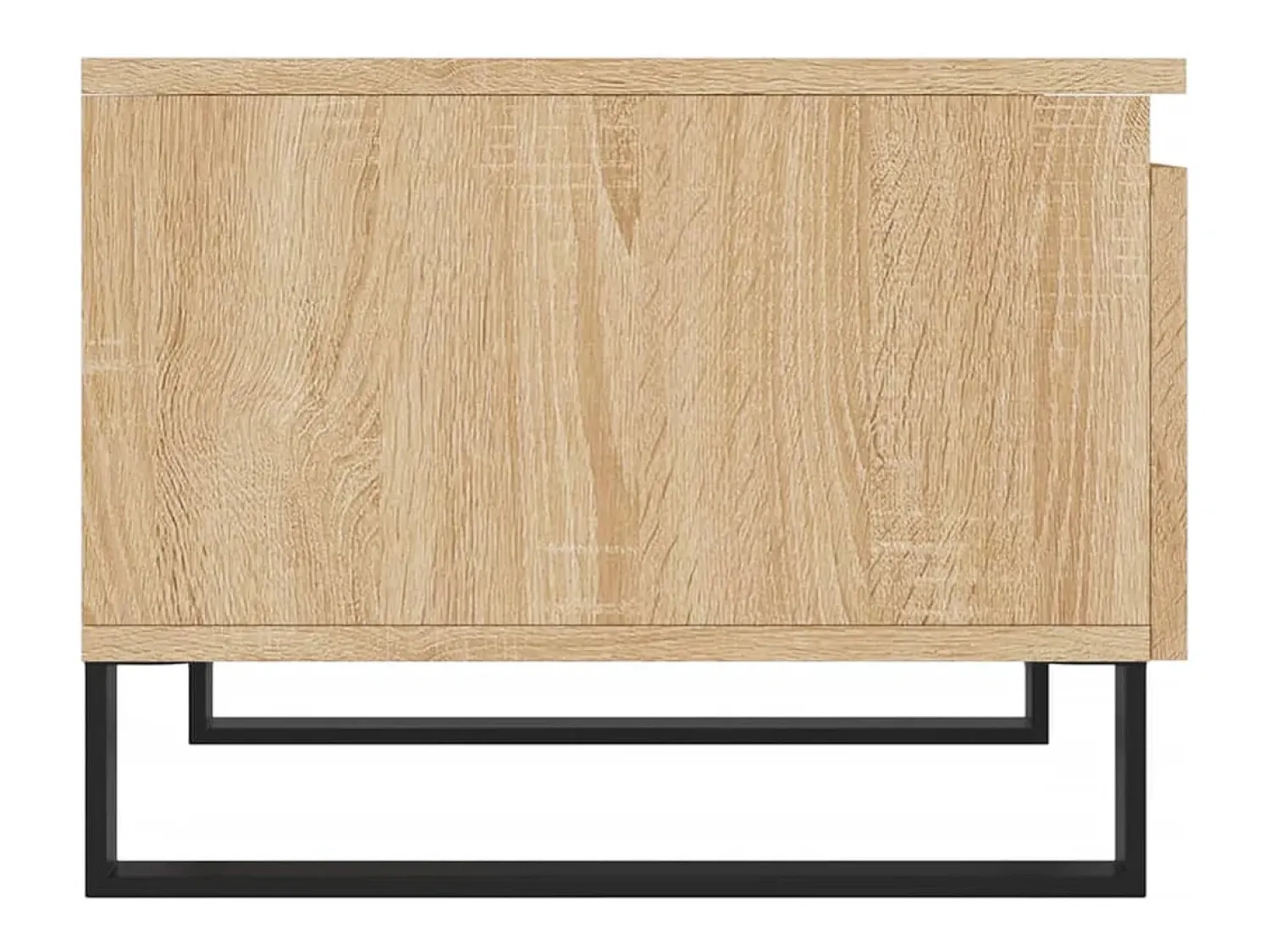 Mesa De Centro| Conjunto de 2 Mesas de Centro | Mesa de apoio | Mesa de café 50x46x35cm deriv. madeira carvalho sonoma Castanho