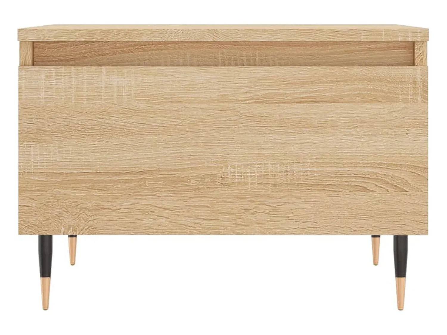 Mesa De Centro| Conjunto de 2 Mesas de Centro | Mesa de apoio | Mesa de café 50x46x35cm deriv. madeira carvalho sonoma Castanho