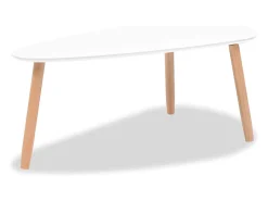 Mesa De Centro* Conjunto de 2 Mesas de Centro | Mesa de apoio pinho maciço Branco