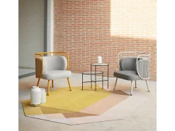 Clearance Teulat Conjunto de 2 mesas de sala pretas 60x40 cm Preto