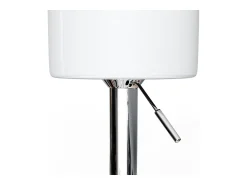 Banco*Vicco Conjunto de 2 peças de banco de bar 33x33x92 Branco