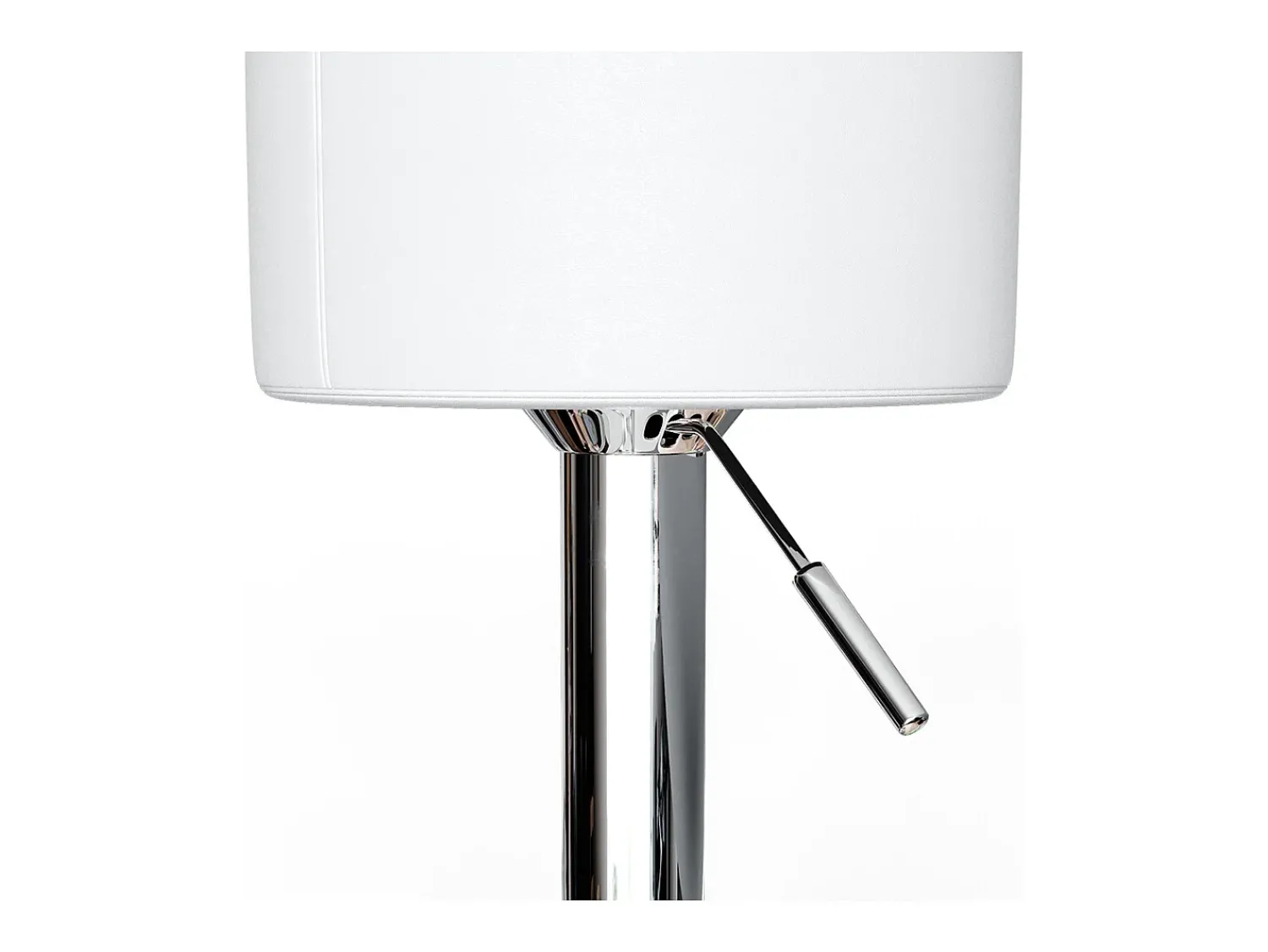 Banco*Vicco Conjunto de 2 peças de banco de bar 33x33x92 Branco