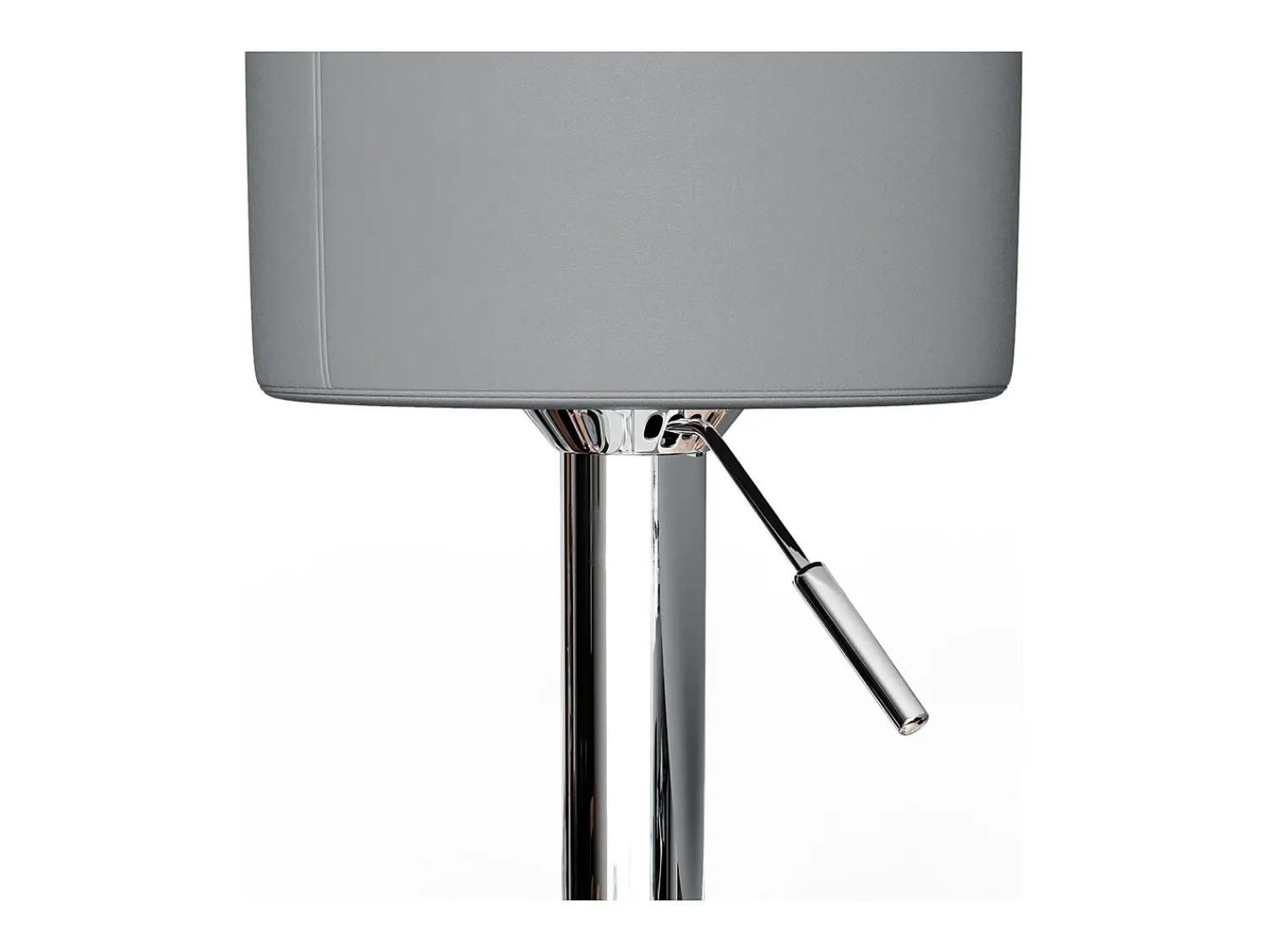 Discount Vicco Conjunto de 2 peças de banco de bar cinza 33x33x92 Cinzento