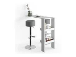Discount Vicco Conjunto de 2 peças de banco de bar cinza 33x33x92 Cinzento