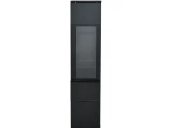 Móvel De Tv*Hauss Spole Conjunto de 3 peças para parede de TV - Suporte para TV + Vitrine + Prateleira - Preto