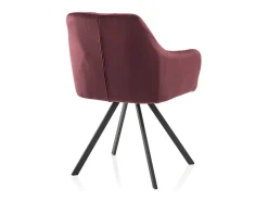 Conjunto de 2 poltronas ALEXA merlot^ Poltrona