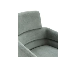 Poltrona| Conjunto de 2 poltronas de veludo com pernas de metal 57x65 h92 cm Verde