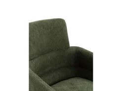 Poltrona* Conjunto de 2 poltronas de veludo com pernas de metal 57x65 h92 cm Verde