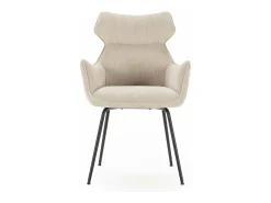 Conjunto de 2 poltronas de veludo com pernas de metal 60x65 h90 cm^ Poltrona