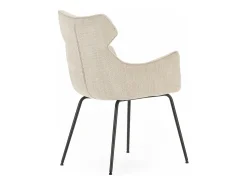 Conjunto de 2 poltronas de veludo com pernas de metal 60x65 h90 cm^ Poltrona