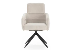 Poltrona| Conjunto de 2 poltronas de veludo com pernas de metal 57x65 h92 cm Cinzento