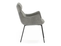 Conjunto de 2 poltronas de veludo com pernas de metal 60x65 h90 cm^ Poltrona