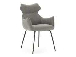Conjunto de 2 poltronas de veludo com pernas de metal 60x65 h90 cm^ Poltrona