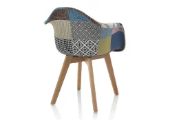 Poltrona| Conjunto de 2 poltronas VICTORIA patchwork Multicor