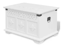 Acessórios De Arrumação| Conjunto de arcas de arrumação 2 pcs PT580638 Branco