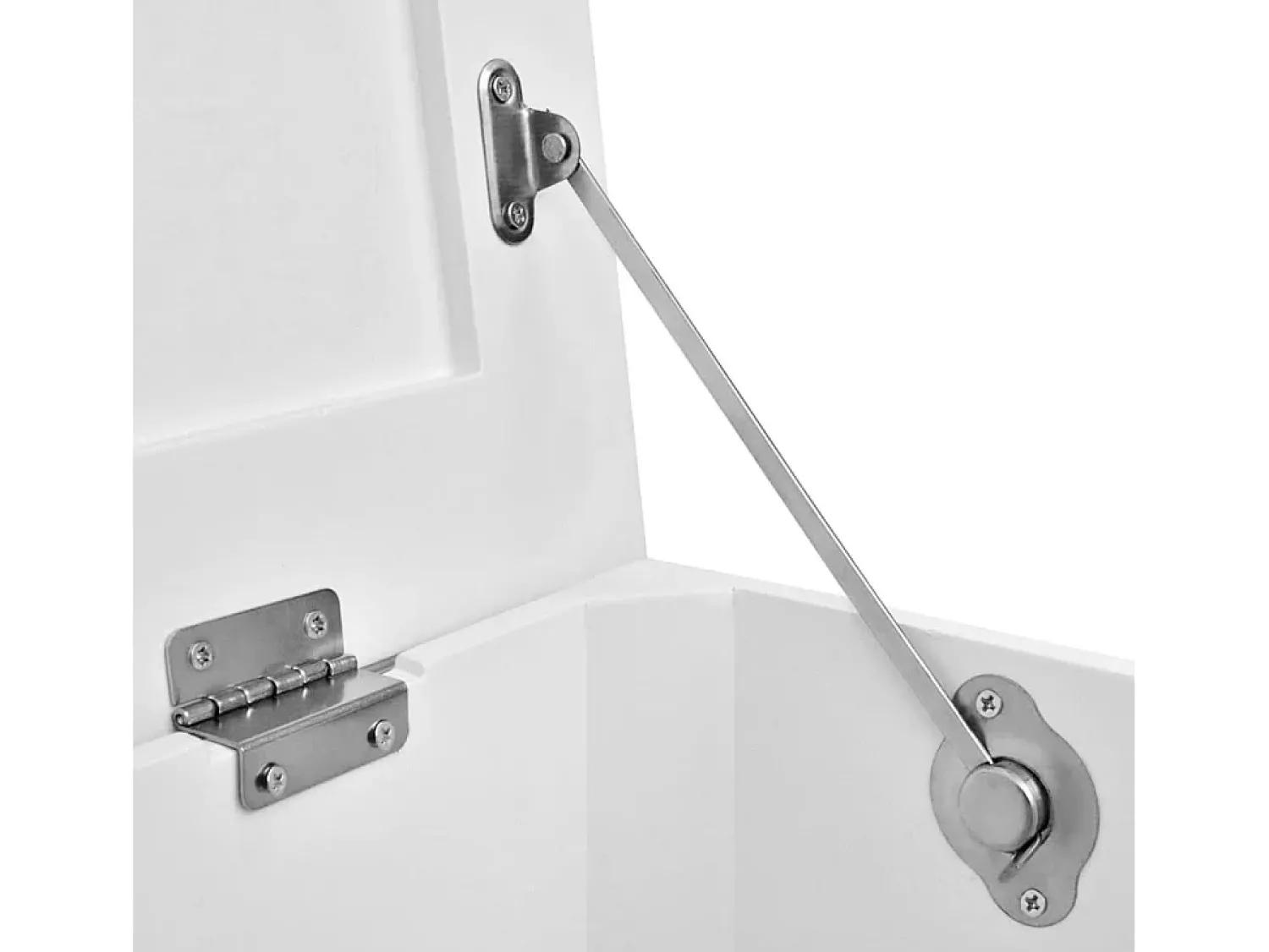 Acessórios De Arrumação| Conjunto de arcas de arrumação 2 pcs PT580638 Branco