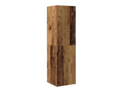 New vidaxl Conjunto de armário TV de parede 5 pcs madeira madeira velha Castanho