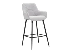 CONJUNTO DE BANCO DE BAR CINZA 2 PCS CM 55X55X109^ Banco