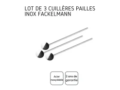 Best Fackelmann Conjunto de cocktail inox 750 ml com doseador dupla face 2/4 cl e 3 colheres-canudos 18 cm Cinzento